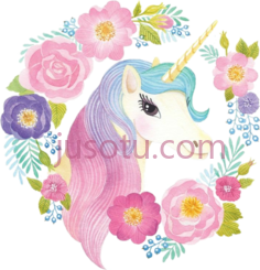 五彩麒麟,卡通,动画 PNG