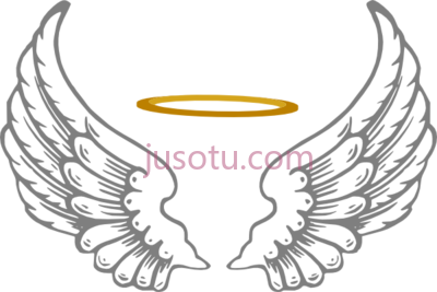 天使之翼,an angel halo and devil horns isolated you PNG