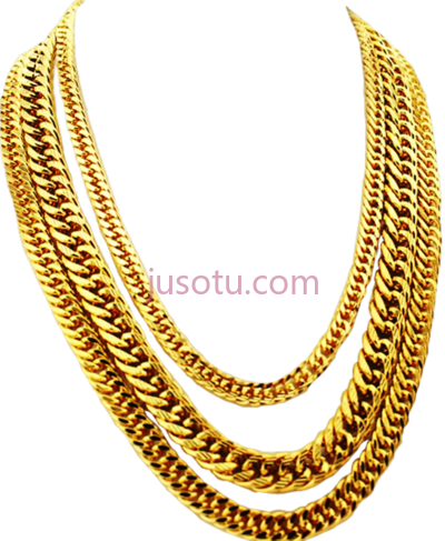 金链,gold chain PNG