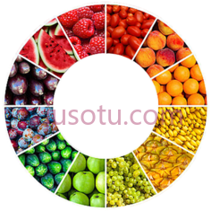 水果蔬菜五颜六色,colorful fruit and vegetables PNG
