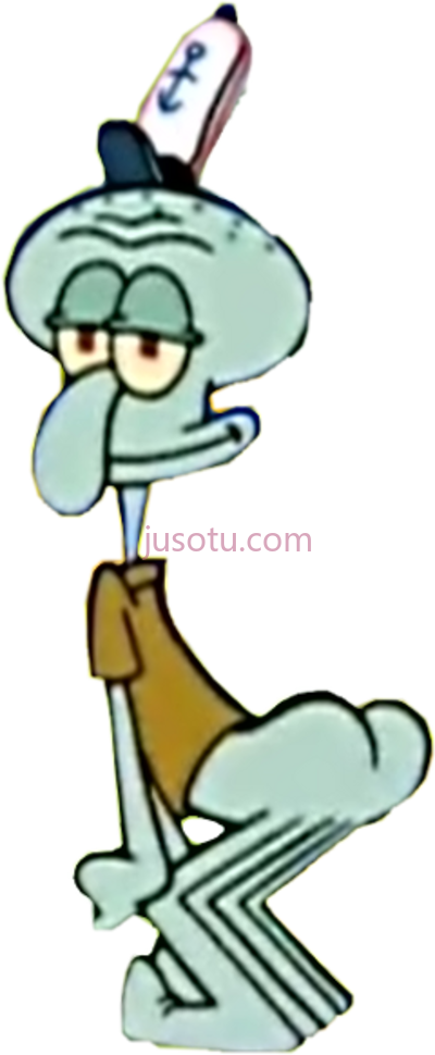 海绵宝宝章鱼哥,squidward twerk butt spongebob PNG