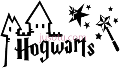 霍格沃茨,hogwarts logo harry potter schrift PNG