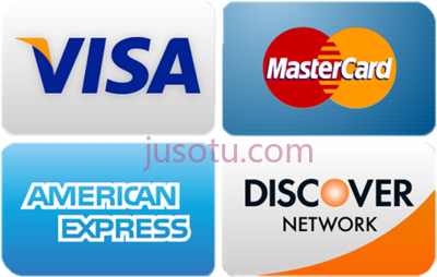 信用卡,major credit card logo visa mastercard american express discover PNG