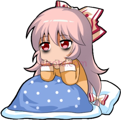 睡不着,cant sleep mokou discord emoji PNG