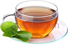 杯中绿茶PNG