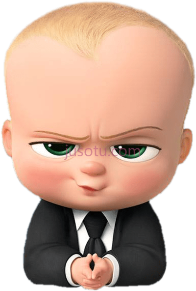 宝贝老板,boss baby angry look PNG