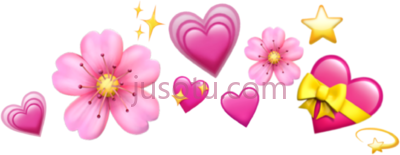 心形,crown hearts emojis icon janaina PNG