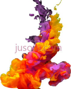 五颜六色烟雾PNG