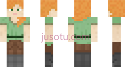 我的世界,minecraft skin noob alex PNG