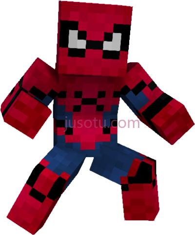 我的世界蜘蛛侠,skin de spiderman homecoming minecraft PNG