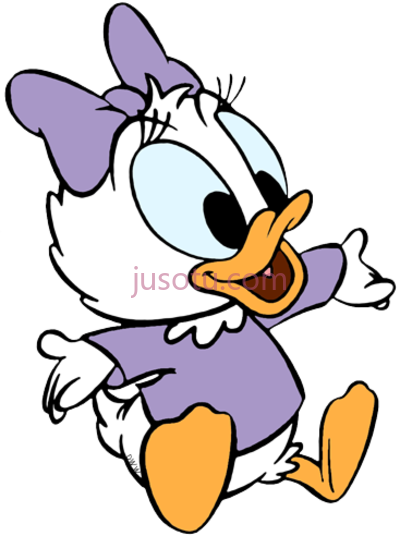 黛丝,baby daisy duck PNG