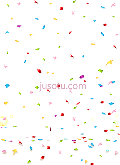 五彩纸屑,confetti PNG
