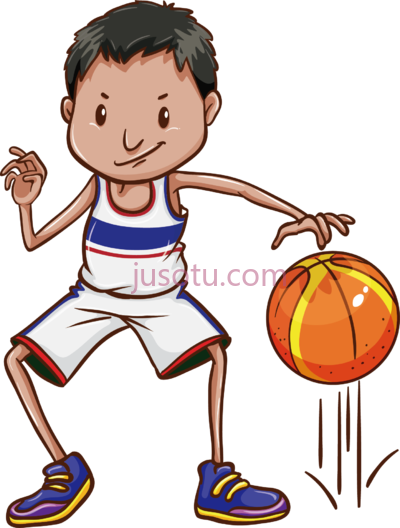 弹跳篮球,banner bouncing basketball PNG