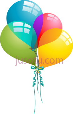 生日快乐气球PNG