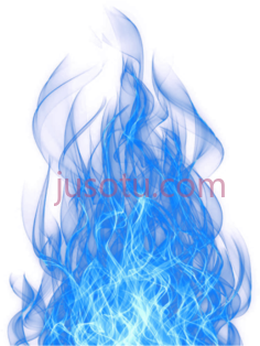 蓝色火焰PNG