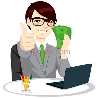 工作赚钱,make money online PNG