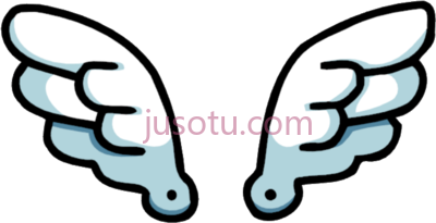 天使之翼,cartoon angel wings PNG
