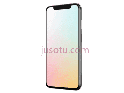 苹果手机,iphone x mockup colorful back PNG
