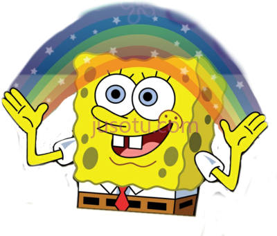 海绵宝宝,spongebob imagination meme PNG