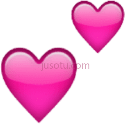 两颗心,ios emoji two hearts PNG