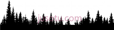 森林,forest art black and white PNG