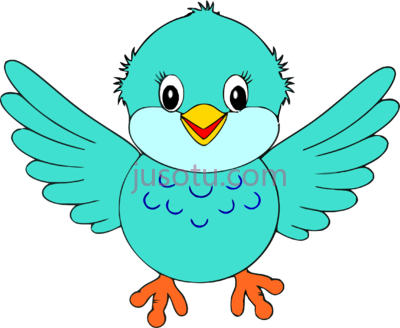 小鸟,bird little blue art PNG