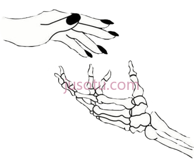 骷髅手,tumblr grunge death skeleton hands holdinghands PNG