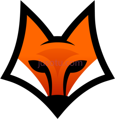 狐狸头,fox head art logo PNG
