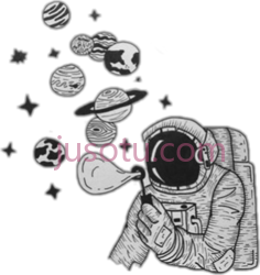 宇航员星系,doodle astronauta PNG