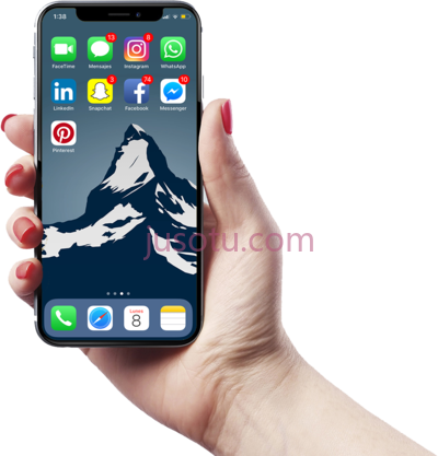 手持苹果手机,holding iphone x hand mockup PNG