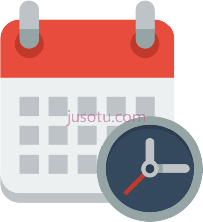 日历,calendar clock icon PNG