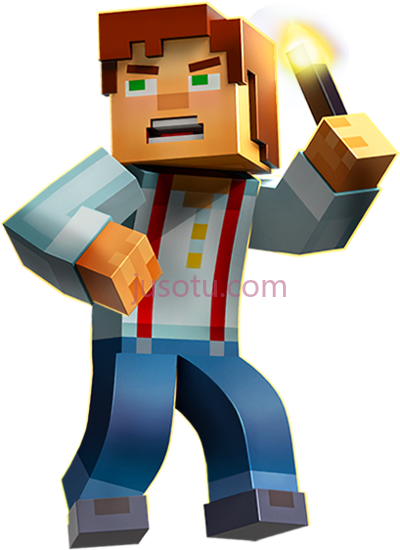 我的世界,look a minecraft character PNG