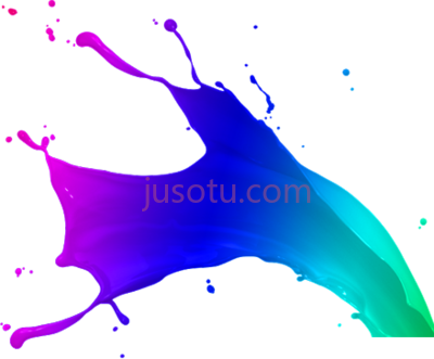 蓝色油漆飞溅,color splash blue paint PNG