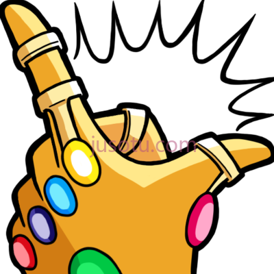 钢铁侠灭霸手,aug thanos snap emote discord PNG