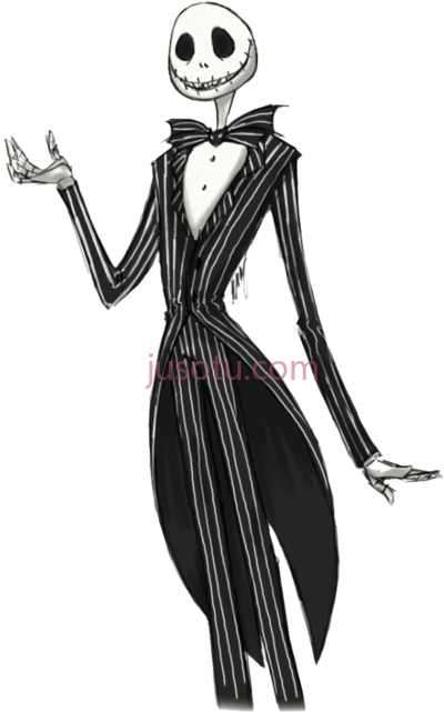 骷髅,jack skellington nightmare before christmas PNG