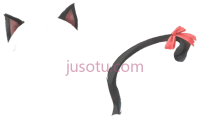 猫耳尾巴,cat ears tail PNG