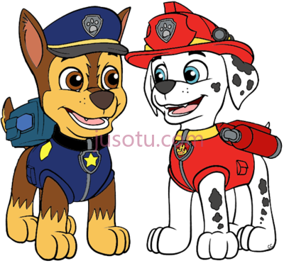 汪汪队立大功,paw patrol chase cartoon PNG