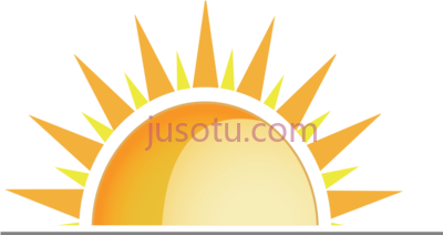 太阳半,sun half PNG