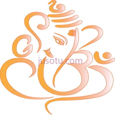 象神甘尼许,ganesh ji logo PNG