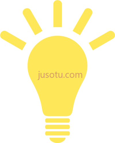 黄色灯泡,yellow light bulb icon PNG