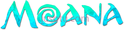摩阿娜,logo moana PNG