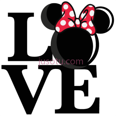 米老鼠头饰,love mouse girl title cut file cute PNG