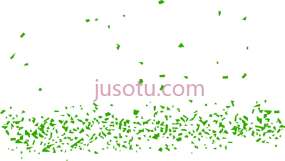 绿色纸屑,green confetti PNG