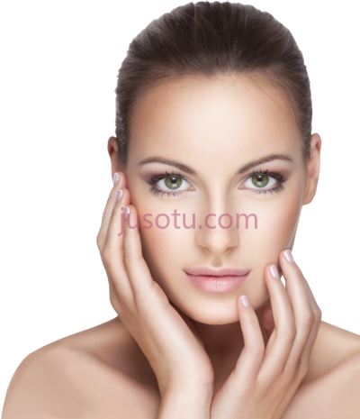 女性面孔,female face PNG