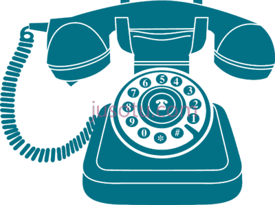 复古蓝色电话,vintage blue phone icon PNG