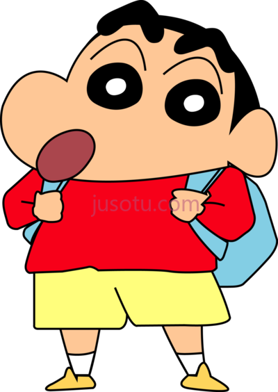 蜡笔小新,shin chan backpack crayon PNG