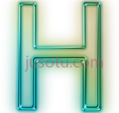 大写字母H, PNG