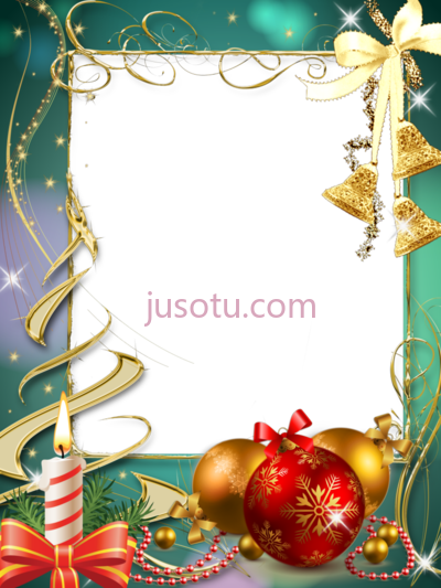 圣诞相框,christmas border frames marco de navidad para fotos gratis PNG