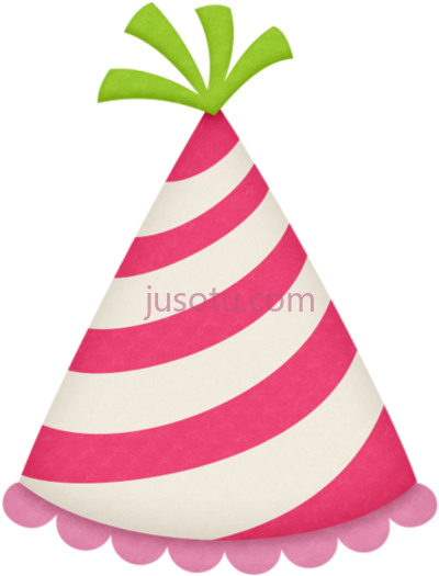 粉色生日帽,birthday hat pink cap PNG