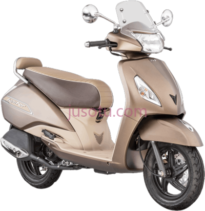 摩托车,mystic gold tvs jupiter classic on road price PNG
